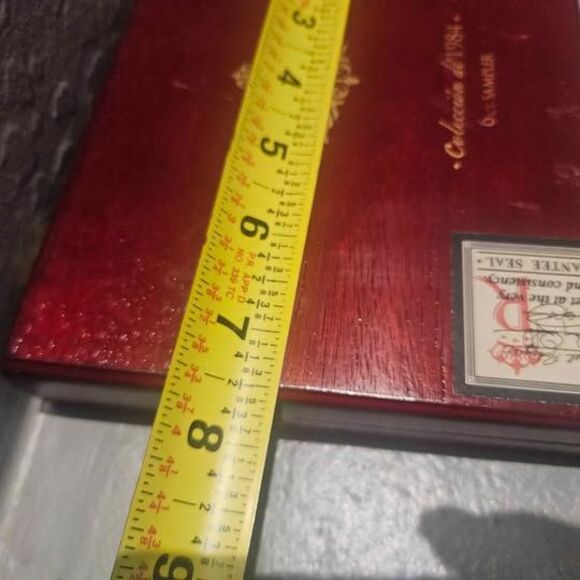 Rodriguez Sampler Wood Cigar Box Man Cave Stuff 5" x 7" - Picture 6 of 6